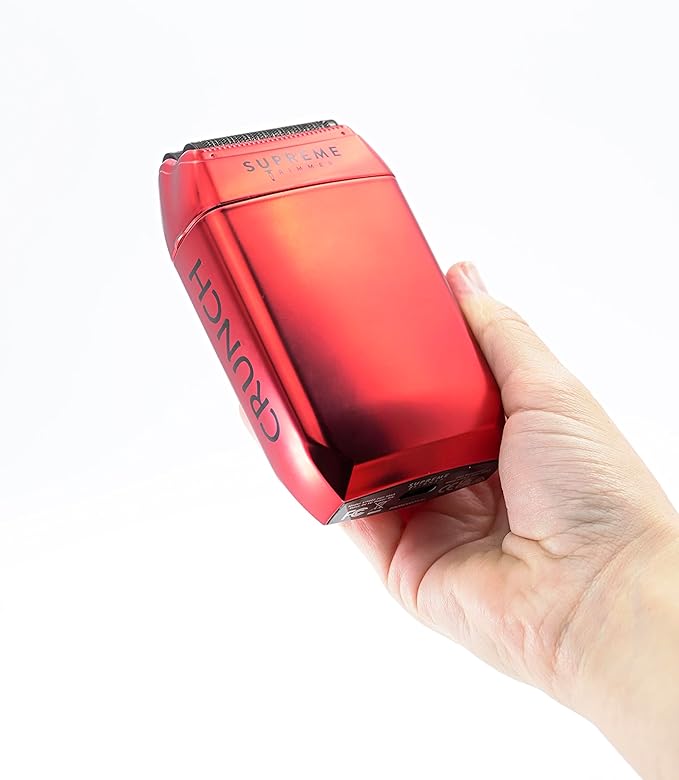 Supreme Trimmer Crunch STF602 – Waterproof Double Foil Shaver for Men | 150 Min Runtime Wet/Dry Cordless &amp Corded Electric Razor | Hypoallergenic Foils for Face Head &amp Stubble