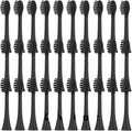 20/50/100 Pieces Toothbrush Heads Compatible for Apiyoo P7/Y8/SVP/Moon Electric Heads Vacuum Bristle Nozzle(50SolidBlack)