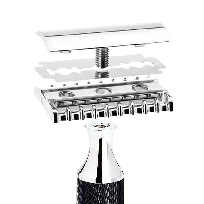 MÜHLE TRADITIONAL R41 Double Edge Safety Razor (Open Comb) For Men - Perfect for Every Day Use Barbershop Quality Close Smooth Shave