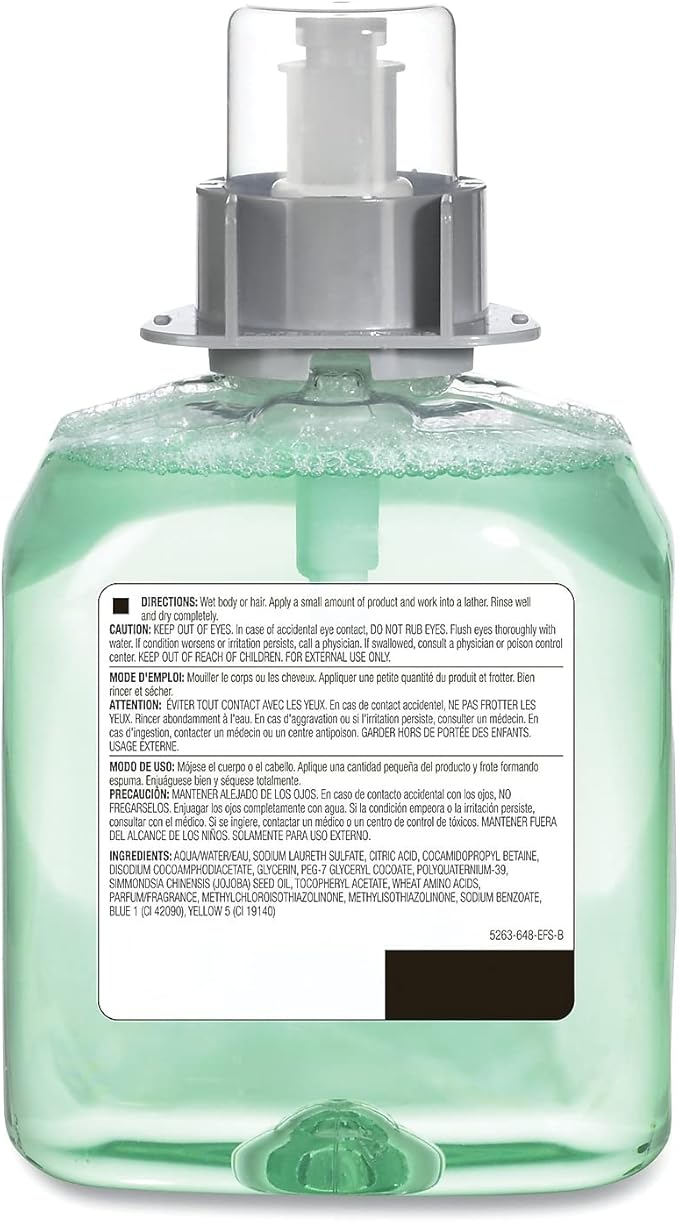 GOJO Luxury Foam Hair &amp Body Wash