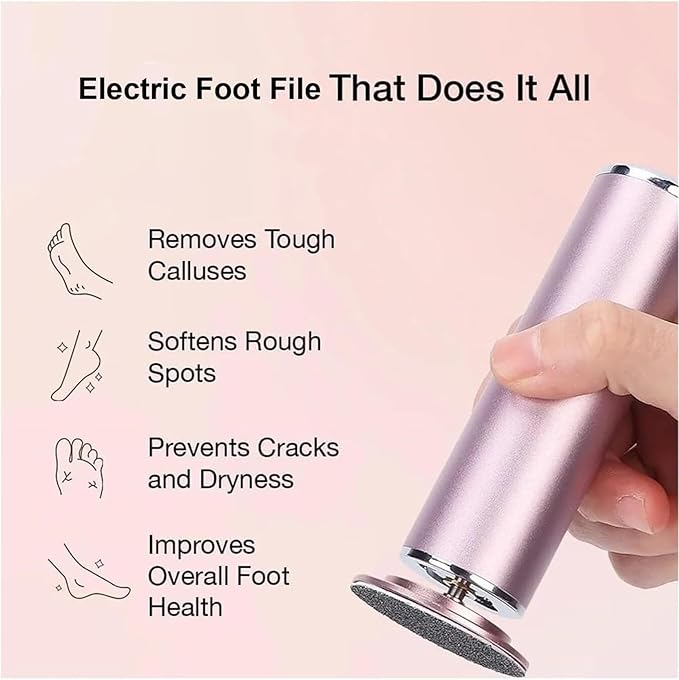 Electric Foot Callus Remover 2024 New Electric Foot Callus Remover with Speed Controller and 60pcs Sanding Discs Dermave Foot Grinde for Men Women Dead Dry Crack Skin CallusesBlack