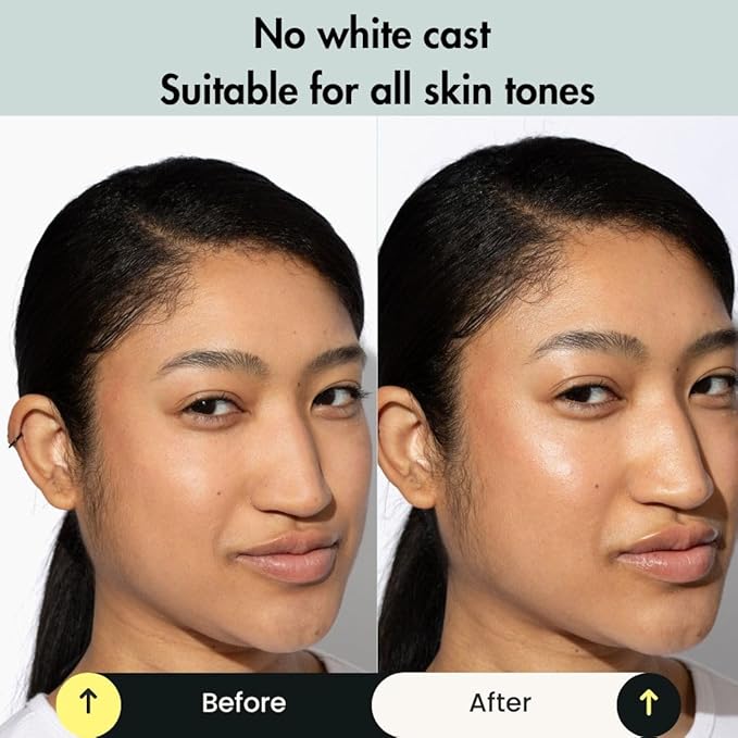 Daily Repair &amp Protect Moisturizer with Mineral Sunscreen Face SPF 50+ I With Squalane and Aloe Vera for Deep Moisture I UVA/UVB &amp Blue Light Protection I No White Cast I Reef Safe I Vegan