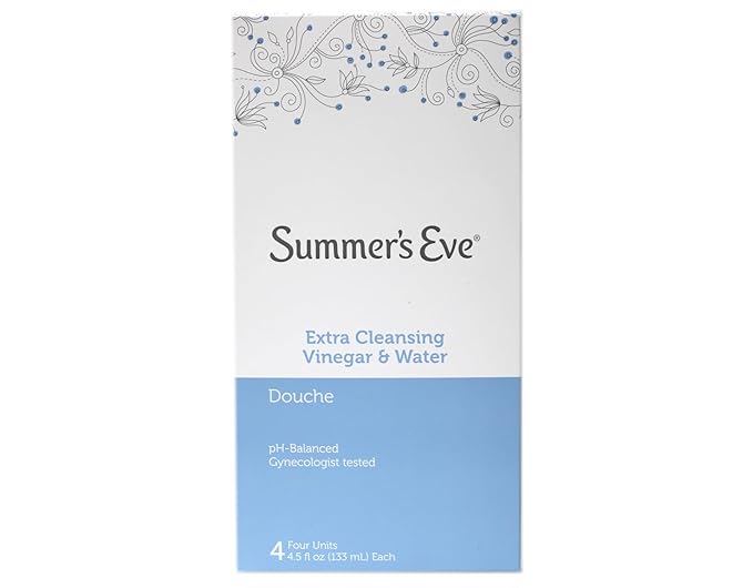 Summers Eve Douche Extra Cleansing Vinegar &amp Water 2 Count (2 Pack)