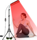 Red Light Therapy Lamp Infrared Light Therapy with Stand - 660nm Redlight and 850nm Near Infrared Light Device for Body Pain Relief Skin Care