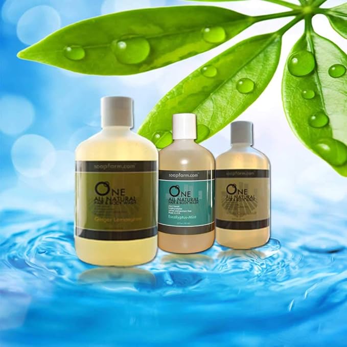 ONE Natural (Essential Oils) Hair &amp Body Wash 20 oz. 3 Pack