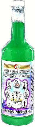 1 Bottle Extra Large 7 African Powers 7 POTENCIAS AFRICANAS Bath WASH BANO Y DESPOJO 32OZ Spiritual Magick Wicca