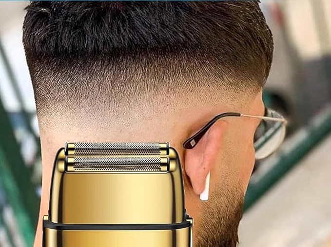 2024 Upgrade Replacement Foil Double Foil Head for Babyliss Pro FX Gold Shaver FXRF2G NEW Barberology Trimmer Blades