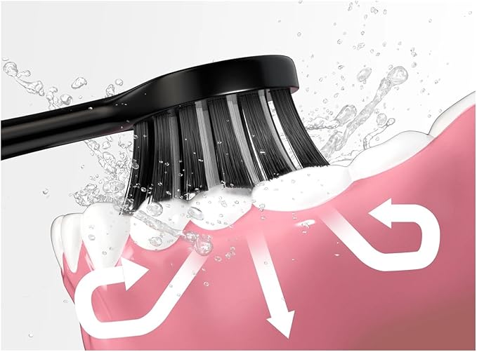Replacement Toothbrush Heads Compatible with Gleem Electric W Shape Design Planted with Nylon Bristle10 Pack(White)