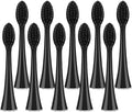 Replacement Electric Toothbrush Heads 10PCS Whiting Bamboo Charcoal Brush for Burst Seago S9 Adults Toothbcrush(10pcs)