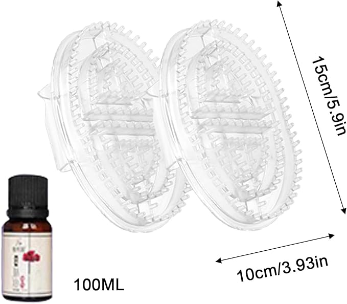 Meridian Brush 2pieces Meridian Massage Brush Body Relaxation Oil Massage Comb Ergonomic Meridian Brush Professional Meridian Brush for Relaxation and Improved Circulation(Transparent)