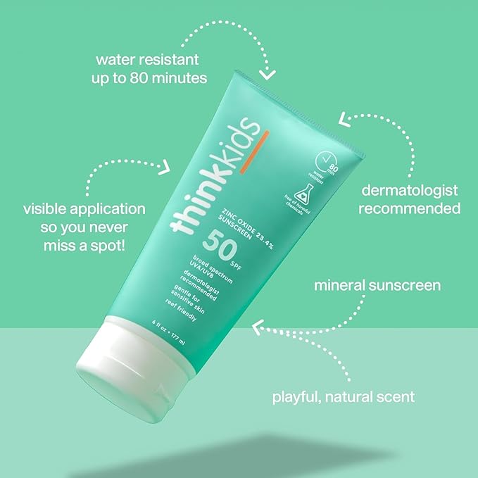 2 Pack of Thinksport Sunscreen SPF 50+ 6 Ounce