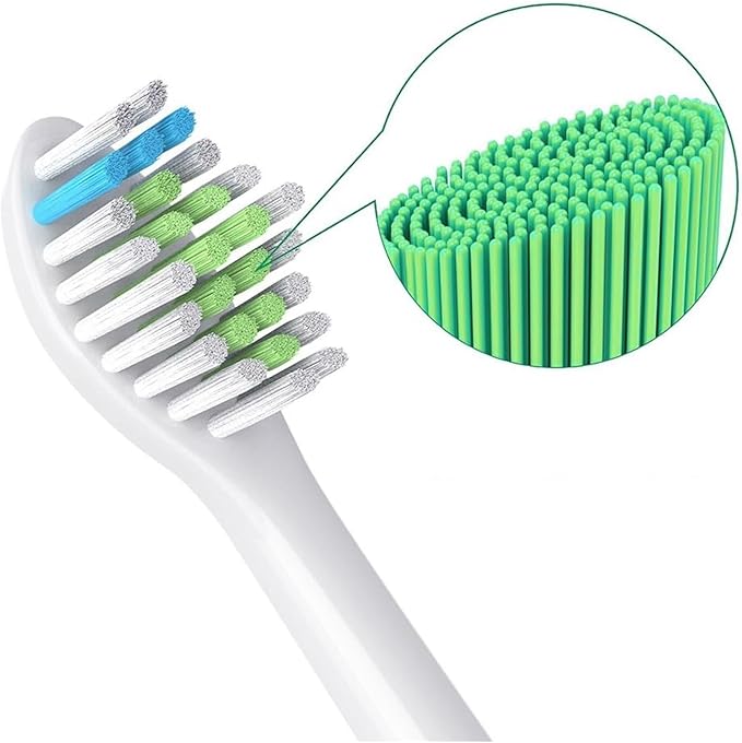 12/16pcs Replacement Brush HeadCompatible for PH Electric Toothbrush(12pcs White)