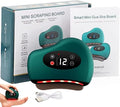 Thermaedge Plantar Fasciitis ThermaEdge Foot Scraper 12 Massage Levels and 12 Heat Levels Red Light Heated Gua Sha Device for Plantar Fasciitis 4-in-1 Vibration Device for Muscle Care (Green)