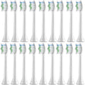 12/16pcs Replacement Brush HeadCompatible for PH Electric Toothbrush(16pcs White)