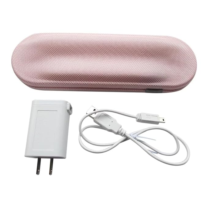 Pink-White HX9210 HX9200 Travel Charger Case w/AC Charer+US Cable For P-hilips Sonicare DiamondClean HX9340 HX9350 HX9382/HX9342/HX939L Toothbrushes by YTXXDEUS