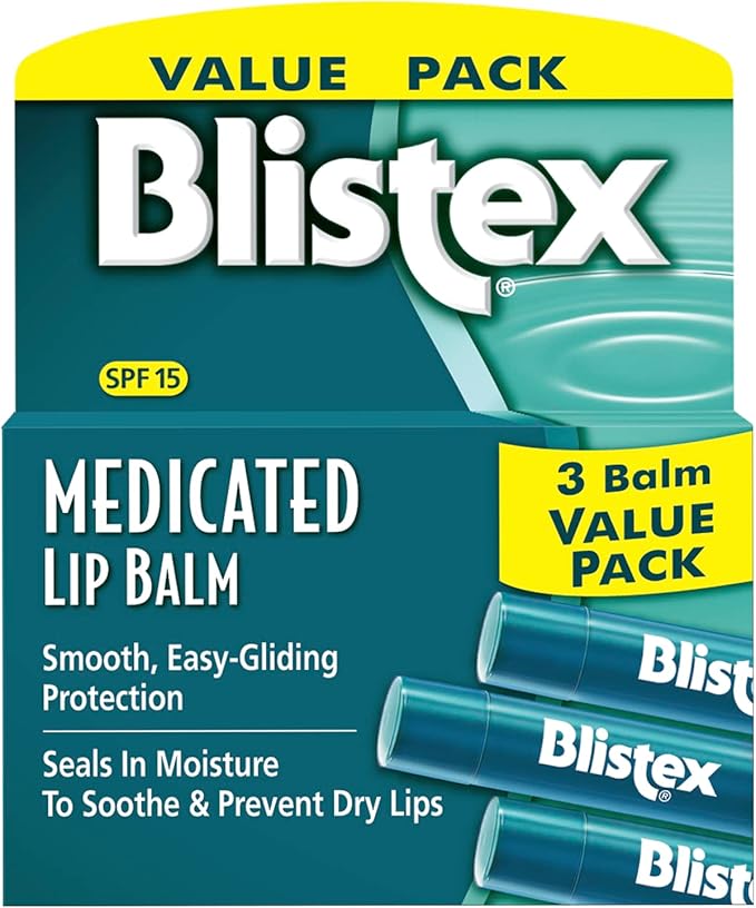Etekcity 400 lbs Bathroom Scale and Blistex 0.15 Ounce Medicated Lip Balm with SPF 15 Sun Protection (3 Count)