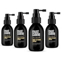 Beard Root Vitamin Spray 4 Pack Unscented Supports Beard and Moustache Growth and Strengthening Increases Elasticity Prevents Breakage Volumizes