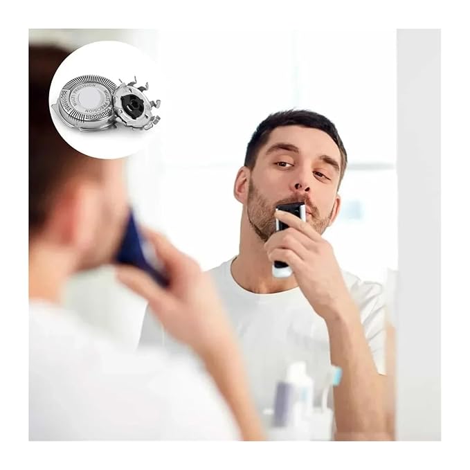 2/4/6pcs Universal Shaving Head Cutter Shaver HeadsCompatible For PhilipsHQ8 SH50 Shaving Razor Replacement Blade(4PCS)