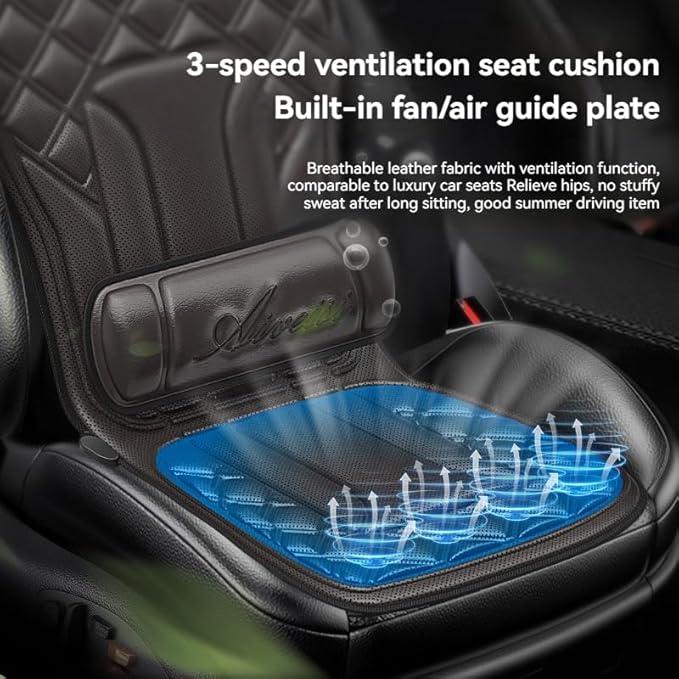 Multi-Functional Heating and Vibration Neck and Back Massager car Neck and Back Massage Cushion seat Cushion Portable Massage seat Cushion. A Gift for Parents