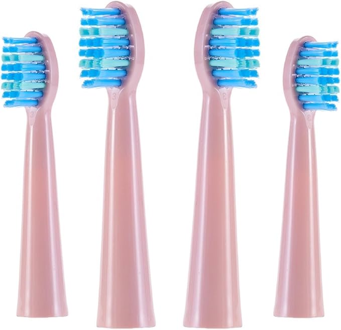 for AUX A11 Electric Toothbrush Replacement Heads Compatible for UPHYLIAN/KONKA/PHYLIAN Soft Brush Bristles Nozzles(8PCS Black)