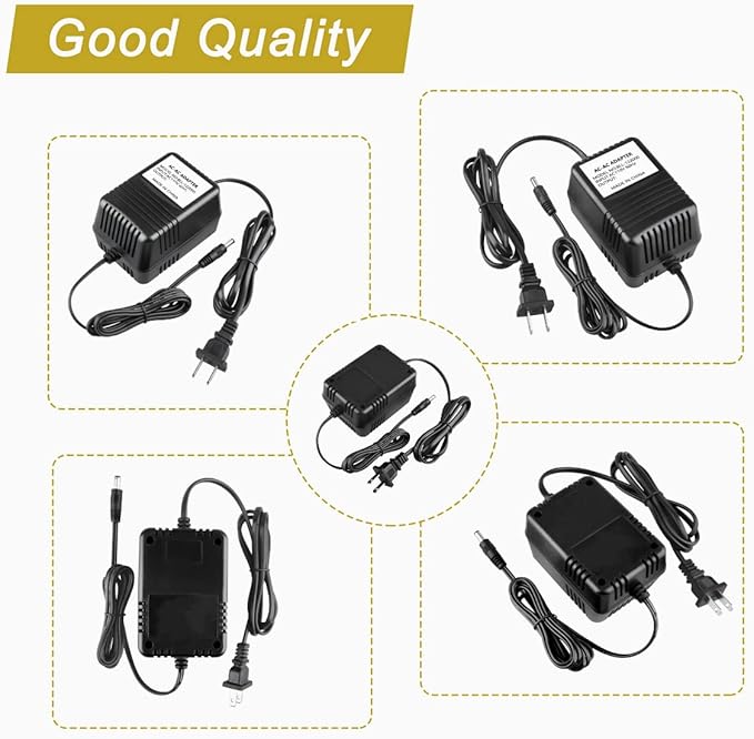 AC-AC Adapter Compatible with BACK2LIFE Back to Life BL2002 Massager Continuous Therapeutic
