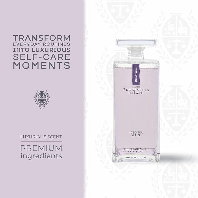 Pecksniffs Prestige 500ml Bath Soak Iced Tea &amp Fig