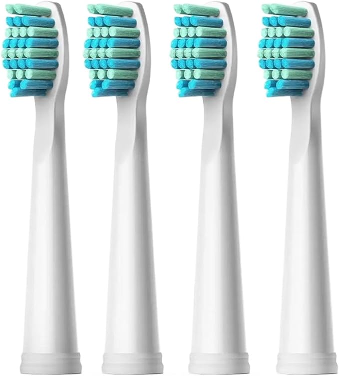 Compatible for Fairywill Electric Toothbrushes Replacement Heads Sets for FW-507 FW-508 FW-917 Head Toothbrush(FW02(2pack-8pcs))