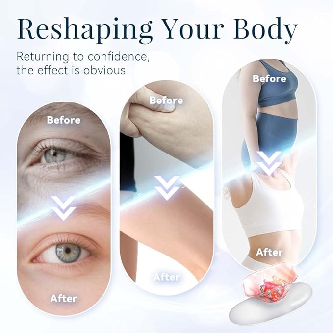 Cellulite Machine Full Kit The 3-in-1 Sculpting Technology Body Sculpting Machine Skin Tightening Device for Belly Waist Legs (1PCS)