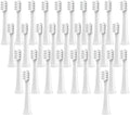 Compatible for T100 Replacement Toothbrush Head16/20/30PCS(White-30pcs)