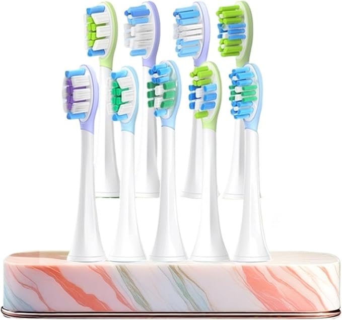 9Models Toothbrush Head CCompatible for with Sonicare HX3/HX6/HX9 Series Models(20pcs 906-W)