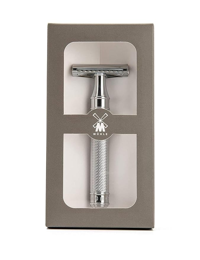 MÜHLE TRADITIONAL R89 Double Edge Safety Razor (Closed Comb) | Perfect for Everyday Use | Barbershop Quality Close Smooth Shave | Luxury Razor for Men