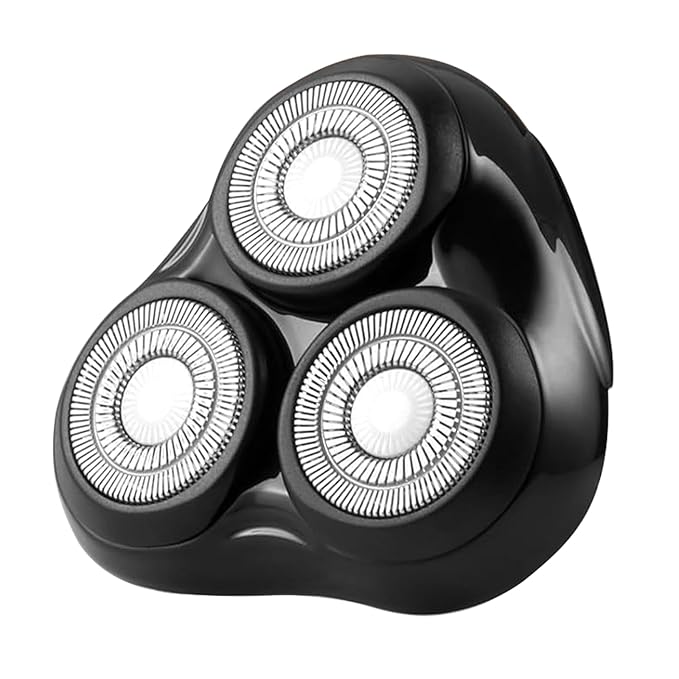 Rotary Replacement Shaver HeadCompatible with Remington Shaver SeriesforR3R4R5R6R7R8SP-3141 and SP-5161 Foils (Black-1 PC)