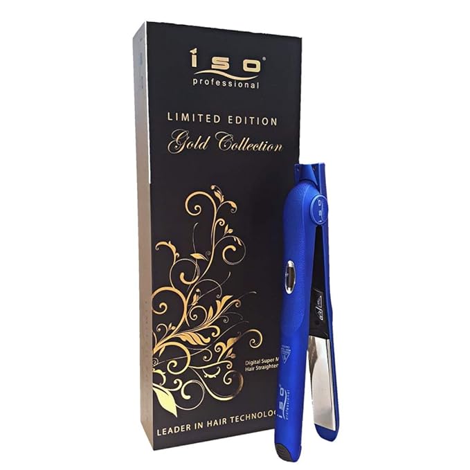 ISO Beauty Gold Collection Infrared Flat Irons 1.25 Inch