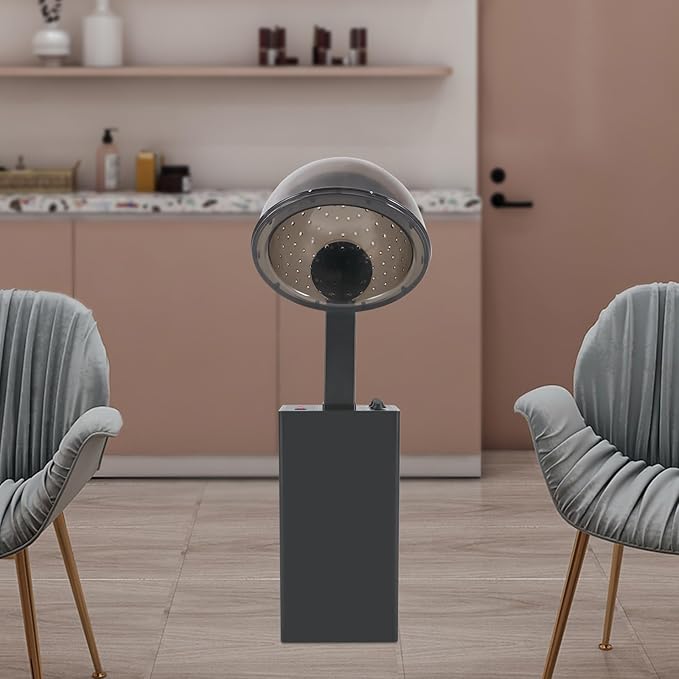 LYNICESHOP Professional Hooded Conditioning Hair Dryer Adjustable Bonnet Dryer Stand with Timer Portable Salon Spa Beauty Equipment