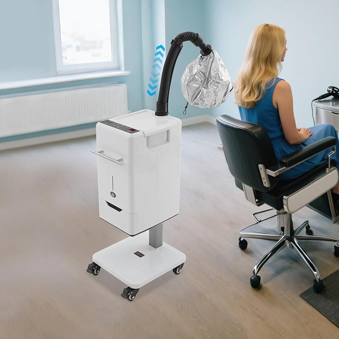 DNYSYSJ Hair Steamer Machine Stand up Steamer Nano Steamers with 6 Modes &amp Adjustable Temperature Professional Pattern Hair Treatment Steamers for Hair Dry Damaged Hair at Home &amp Salons