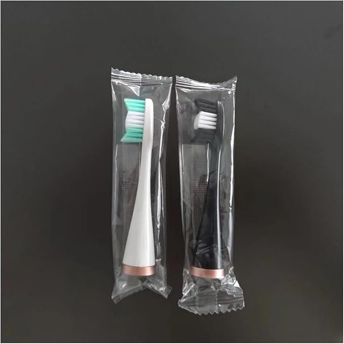 3 Pcs Replacement Brush Heads Toothbrush Head Compatible for Teeth Cleaner Bristle Refill(White B)