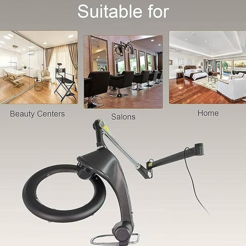 1200W Wall-Mounted Hair Dryer Styling Hood Hair Dryer Hair Salon Colour Processor Beauty Salon Equipment Hairdressing w/Adjustable Timer and Temperature