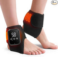 2PCS Foot Renew Massager for Neuropathy 3-in-1 Cordless Foot and Ankle Massager for Heel Arch &amp Ankle Relief 2000mAh Rechargeable Black