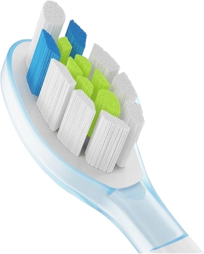 8Pcs Replacement Brush HeadsCompatible for PhilipsHX6064 HX6930 HX6730 Sonic Electric Toothbrush(PS Green)