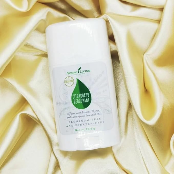 Young Living CitraGuard Deodorant - 1.5 oz - Natural Odor Protection Moisture-Absorbing Formula with Plant-Based Ingredients Vegan-Friendly - Fresh and Skin-Nourishing