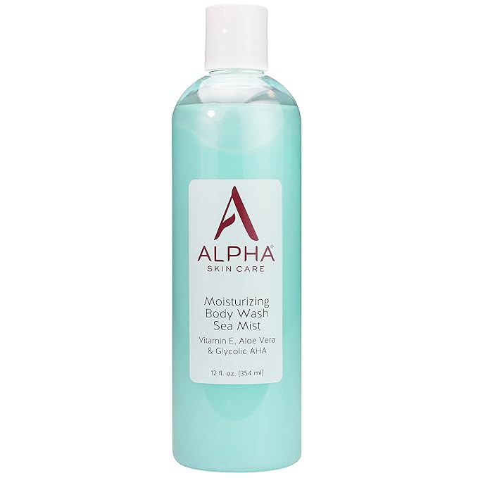 Alpha Moisturizing Body Wash 12 Fl Oz and Refreshing Face Wash 6 Fl Oz