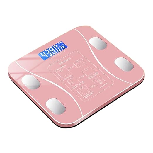Scale for Body WeightAccurate Smart USB Rechargeable LCD Display Digital Bathroom Scales for Body FatBmiFat PercentageMuscle Mass13 Body Composition Analyzer Sync with Fitness App