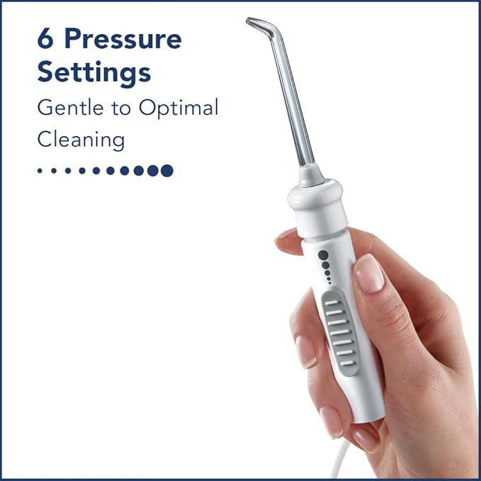 Waterpik Water Flosser Classic WP 72 and Aquarius WP-660 with 10 Pressure Settings 7 Tips