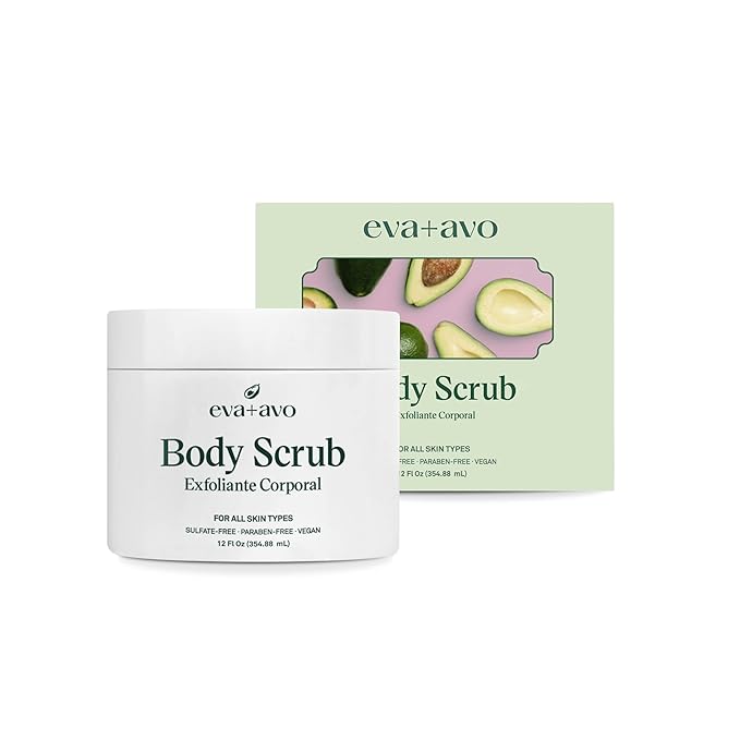 Eva + Avo Body Care Kit with Body Wash Body Lotion and Body Scrub Hydrating and Nourishing Set for Women’s Daily Ritual Complete Solution for Smooth Healthy and Radiant Skin