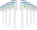 8pcs ToothbrushCompatible for Soocas X3Pro / X3U X5 V1 V2 X1 Brush Teeth(WhiteA)