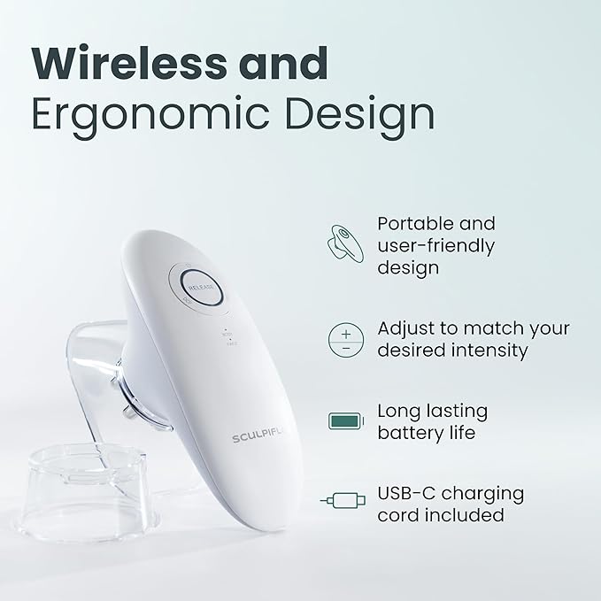 SCULPIFLEX - The Original Massage Tool to Help Improve Appearance of Firm Skin on Stomach and Thighs Patented Technology Gentle on Skin Easy to Use