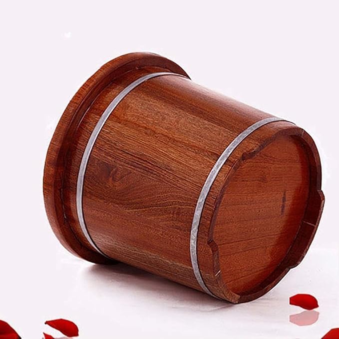 Relax Pedicure Foot BathFoot and Leg Spa for AdultsFoot Massage Spa for HomeSauna Wooden Bucket Foot Spa Household Wash Ba