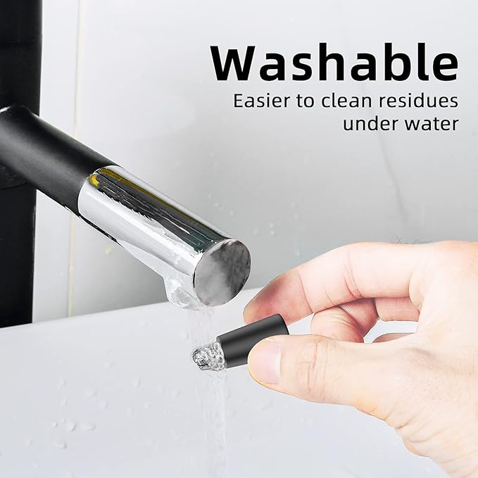 Nose Hair Trimmer and Eyebrow Trimmer Rechargeable Professional Painless Eyebrow Razor for Ear Beard Hairline 2 in 1 Metal Trimming Tool Black