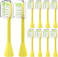 10Pack Toothbrush Replacement HeadsCompatible for Sonicare HY1200/06 BD1003/AZ(Mango Yellow)
