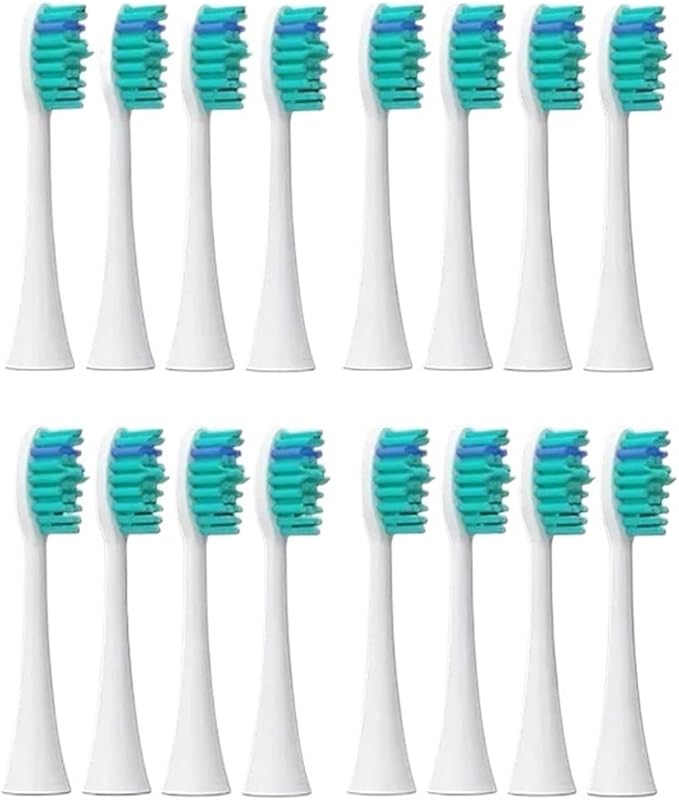 Replacement Brush Heads Compatible for Toothbrush Head HX3 HX6 HX9 Series HX3210 3211 6150 6500 6510 6530 9342 6730(16pcs P4)